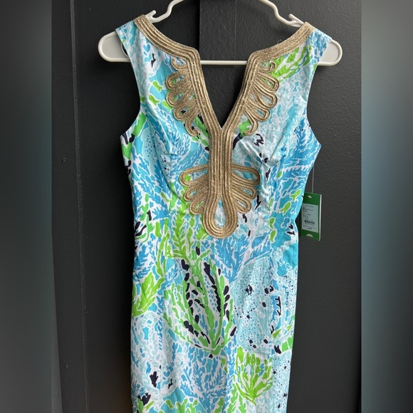 Lilly Pulitzer Janice Shift Dress in size 00 - Picture 4 of 13